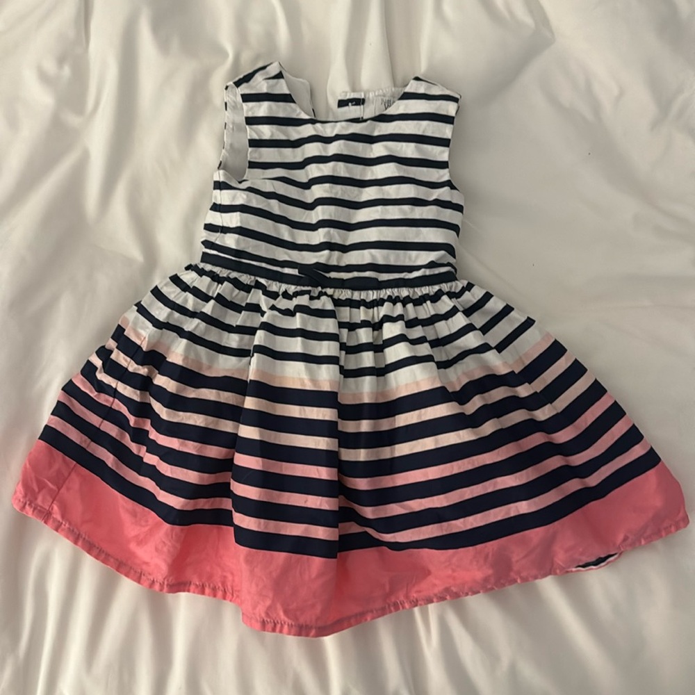 18-Month Carter’s Kids Dress | Pink, White & Dark Blue Adorable occasion Outfit